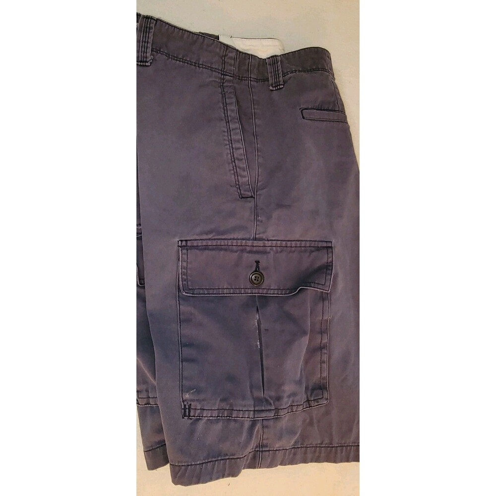 Mens Dockers Shorts Navy Blue 42W 6 Pocket Work Shorts